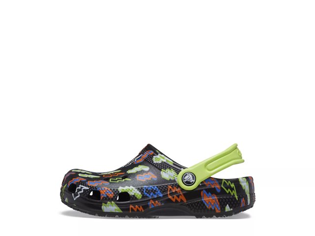 Crocs Classic Lightning Bolt Clog - Kids' - Free Shipping | DSW