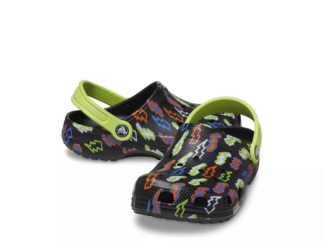 Crocs Classic Lightning Bolt Clog Kids Free Shipping DSW