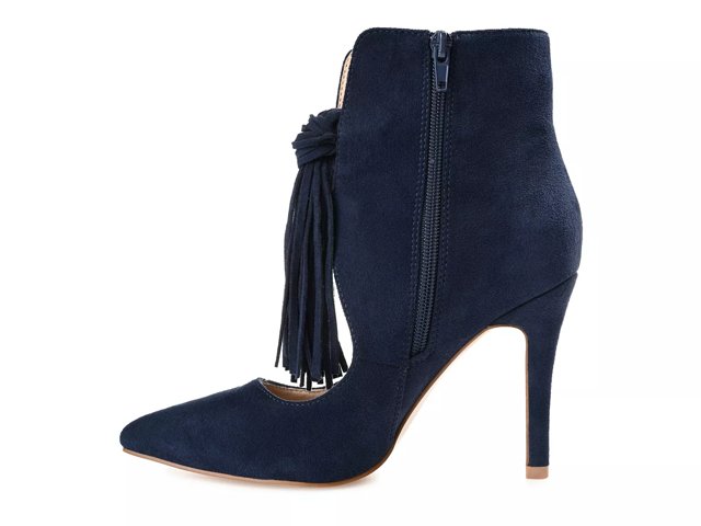 Cameron suede top open toe bootie