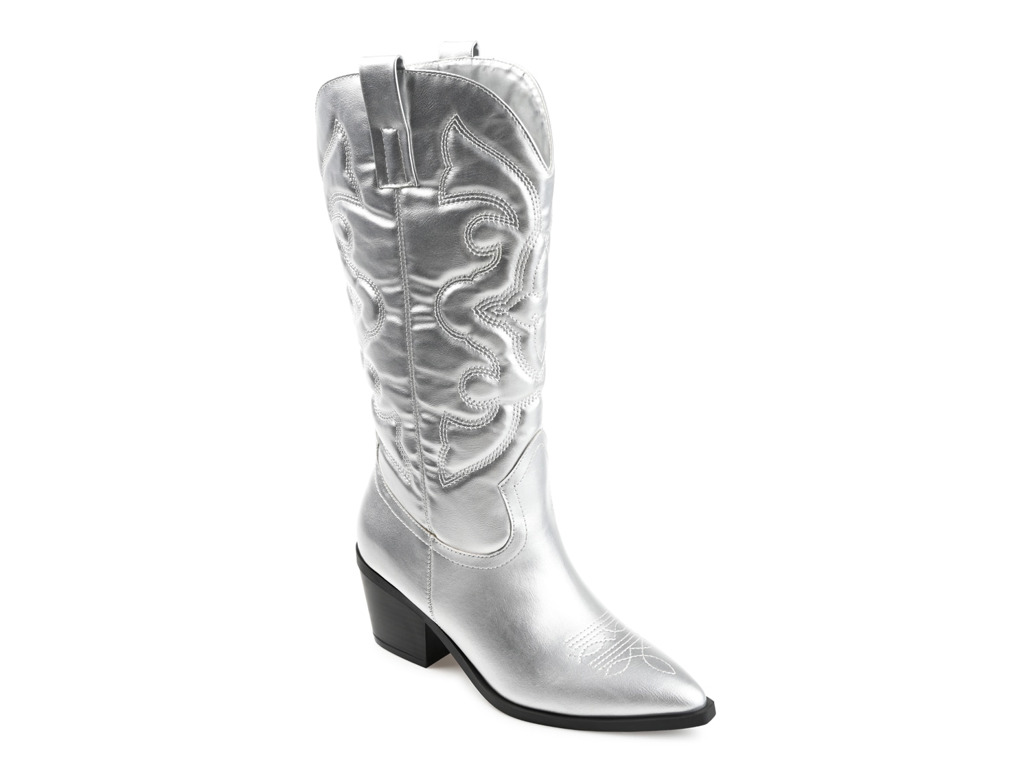 dsw silver boots