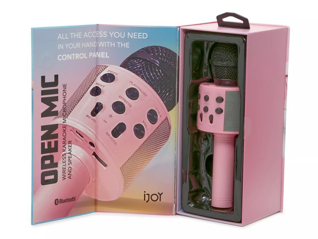 Ijoy open mic bluetooth karaoke microphone clearance