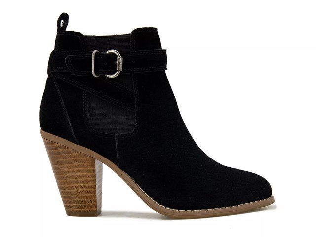 Kensie natthan suede hot sale heeled booties