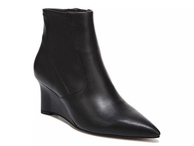 Dsw black wedge booties 2025