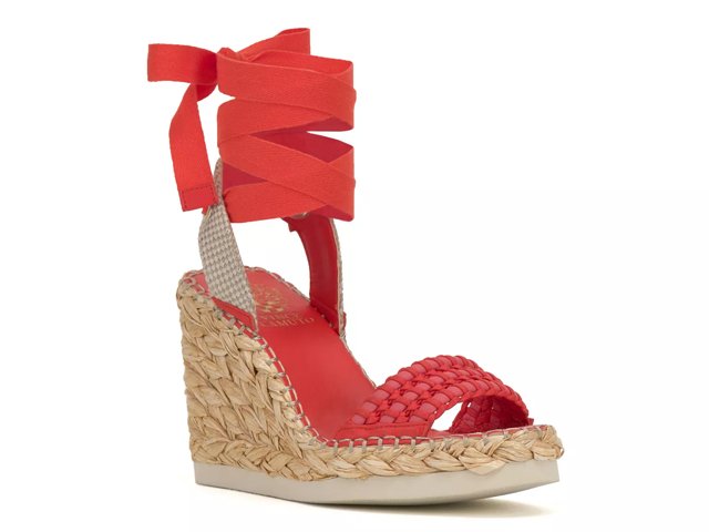 Dsw red wedge sandals sale
