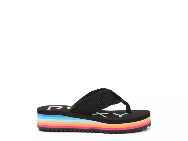 Roxy Kallie II Wedge Flip Flop Kids