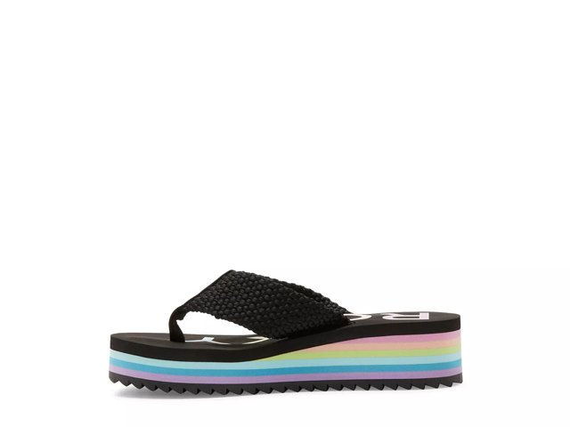 Roxy Kallie II Wedge Flip Flop Kids Free Shipping DSW