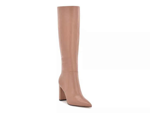 Nine west hotsell riding boots cognac