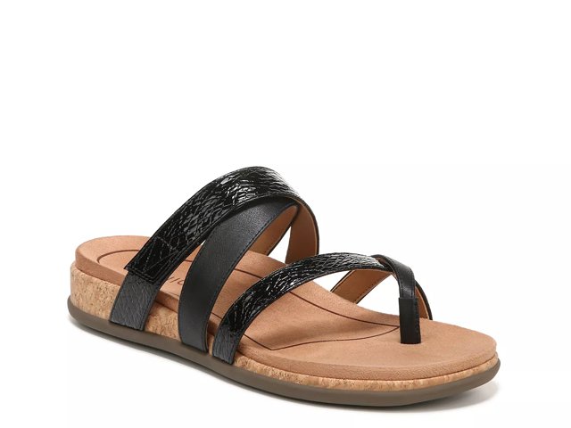 Vionic womens black sandals best sale