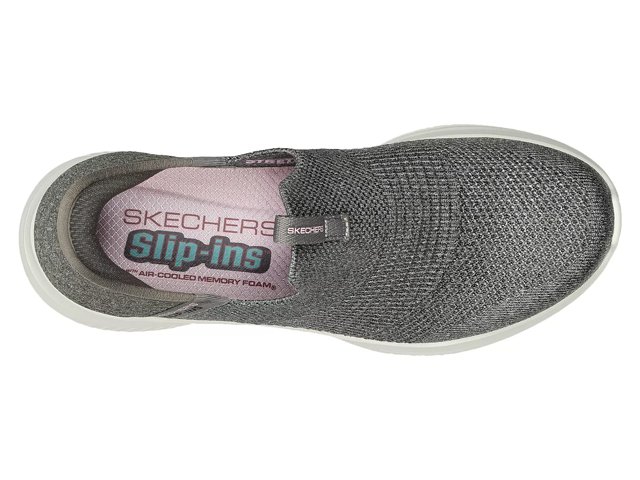 Skechers memory on sale foam womens grey