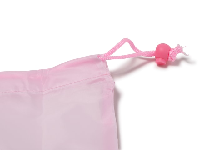 Miamica Pink So Fresh & So Clean Clean Travel Expandable Laundry Bag Drawstring