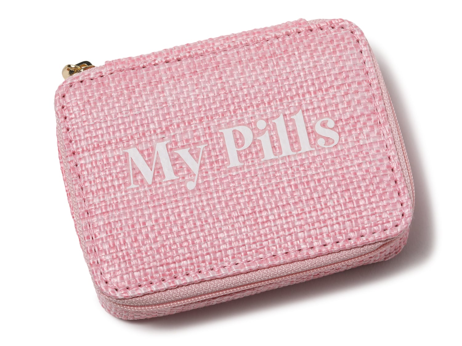 Miamica Pink Floral Travel Pill Case Organizer