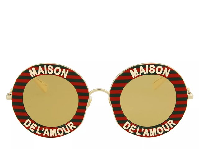 Gucci Maison De L Amour Round Sunglasses Final Sale Free Shipping Dsw