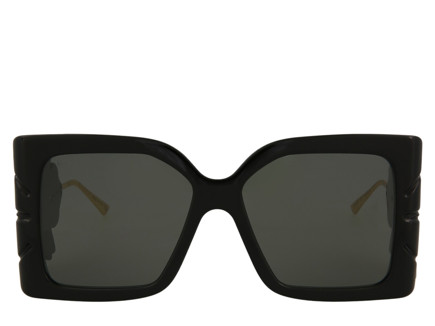 Gucci Square Leaf Oversized Sunglasses - FINAL SALE - Free Shipping | DSW