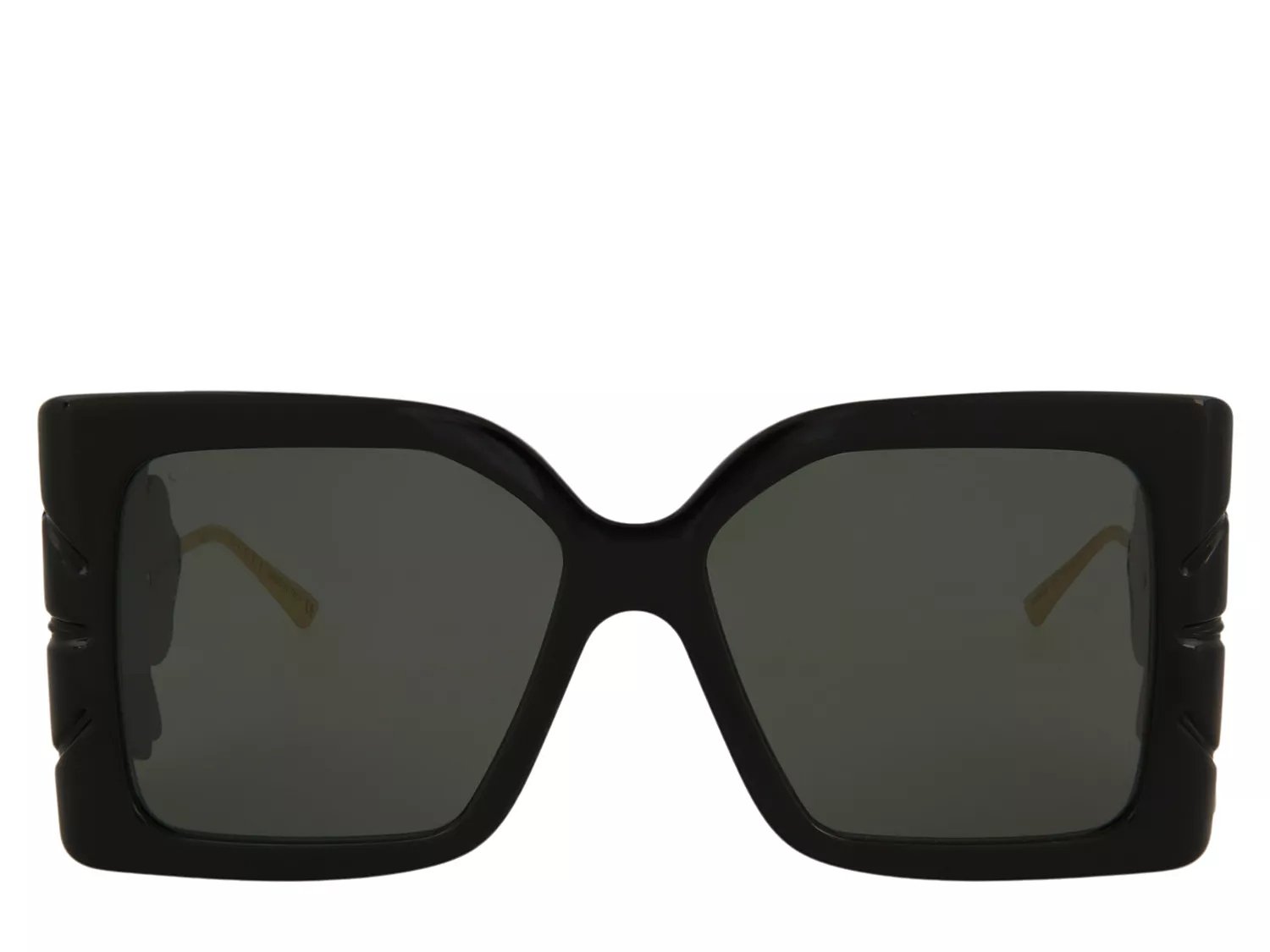 Gucci Square Leaf Oversized Sunglasses - FINAL SALE - Free Shipping | DSW