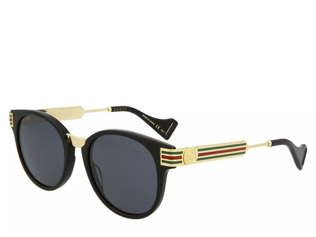 gucci blue and red stripe sunglasses