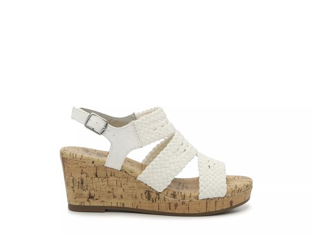 Dsw white wedge shoes deals