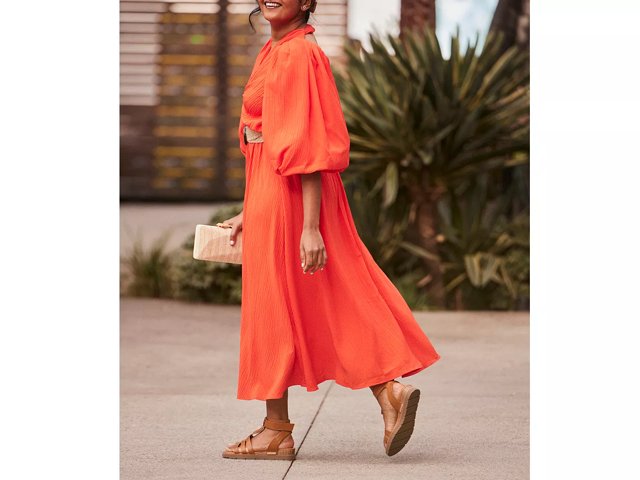 Franco sarto orange sandals top