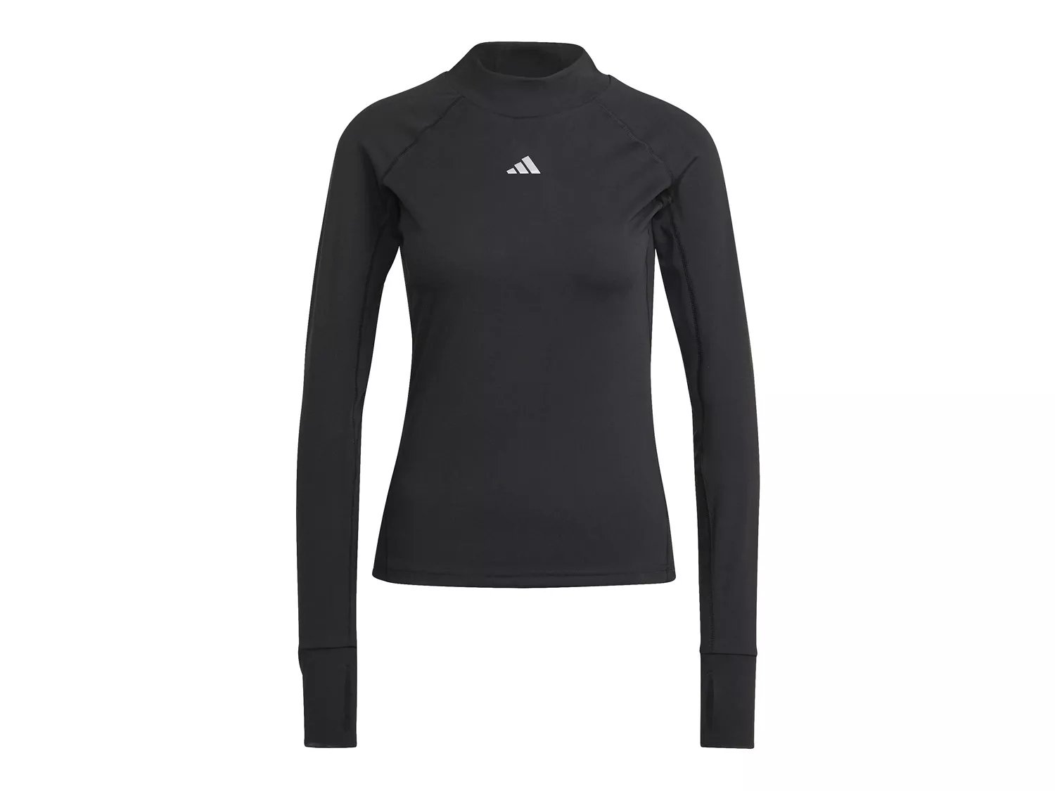 Womens adidas black hot sale long sleeve top