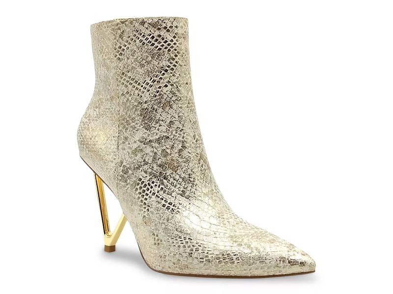 Gold best sale booties dsw