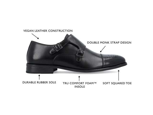 Vance Co. Atticus Monk Strap Slip On Free Shipping DSW