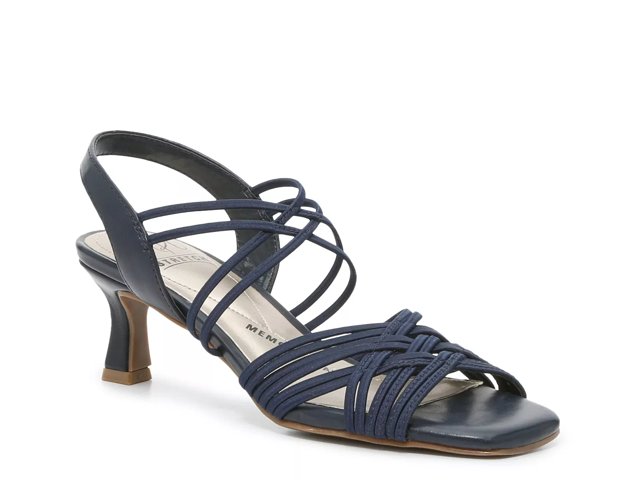 Navy blue top sandals dsw