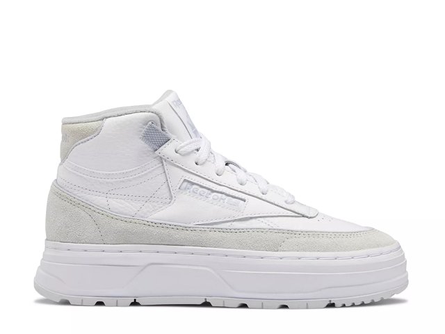 Reebok Club C Geo Mid Heritage Court Sneaker Women #39 s Free Shipping