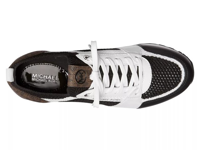 Billie knit shop and leather sneaker
