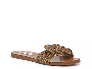 Shop Women s Gold Flat Sandals DSW