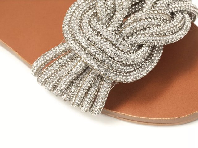 Steve madden diamante flat sandals hot sale