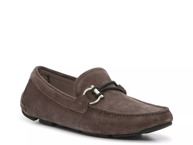 Salvatore Ferragamo Front Ornament Driving Loafer