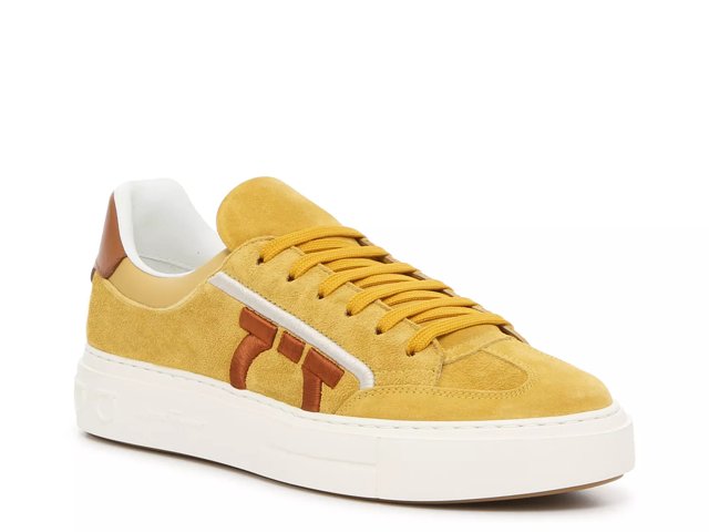 Salvatore ferragamo borg sneakers on sale