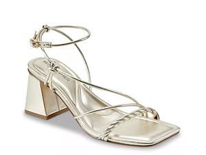 Shop Women s Gold Block Sandals DSW