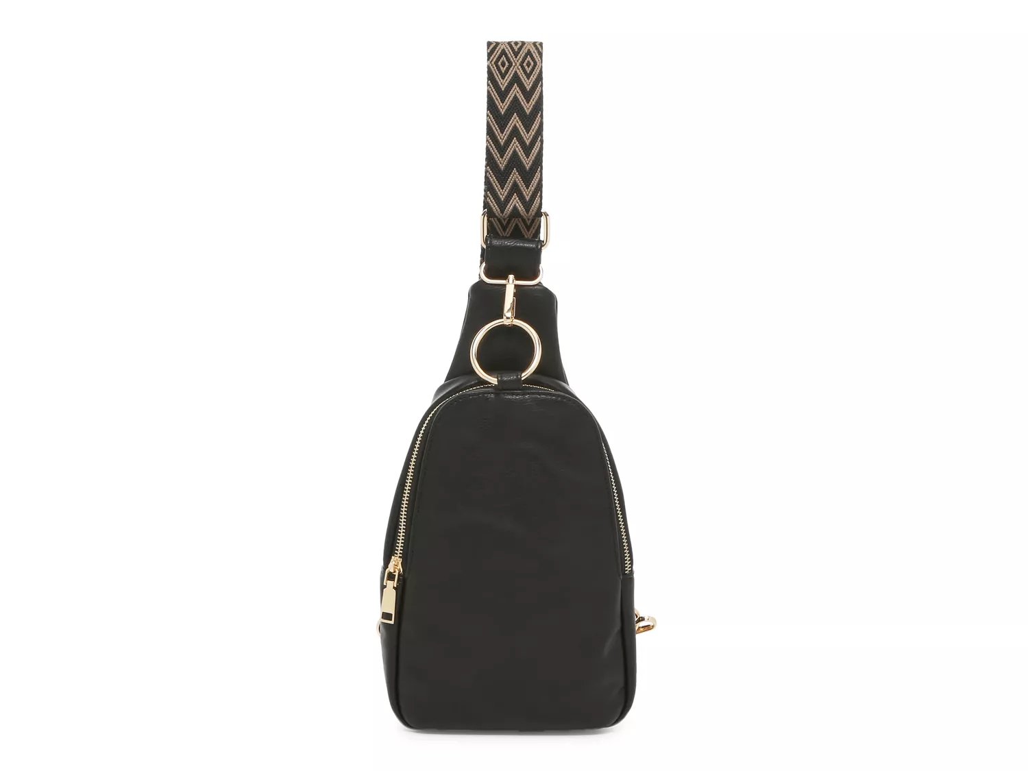 Small Crossbody Bag with Wide Guitar Strap, Thick Strap Camera Cross Body  Black