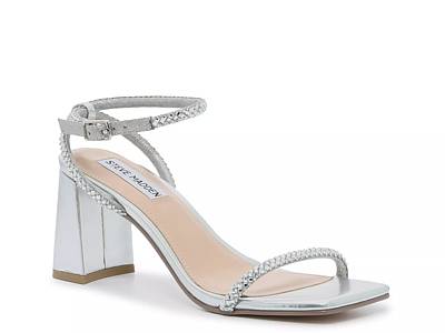 Dsw silver strappy on sale heels