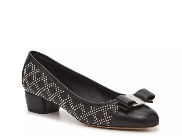 Ferragamo studded shoes discount