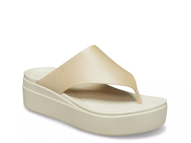 Crocs Brooklyn Low Wedge Sandal Women s Free Shipping DSW