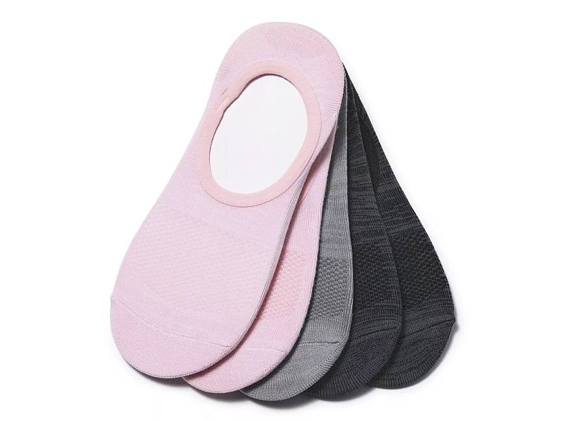 Marled Women's No Show Liners - 5 Pack