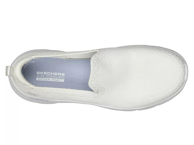 White skechers go walk 5 sale
