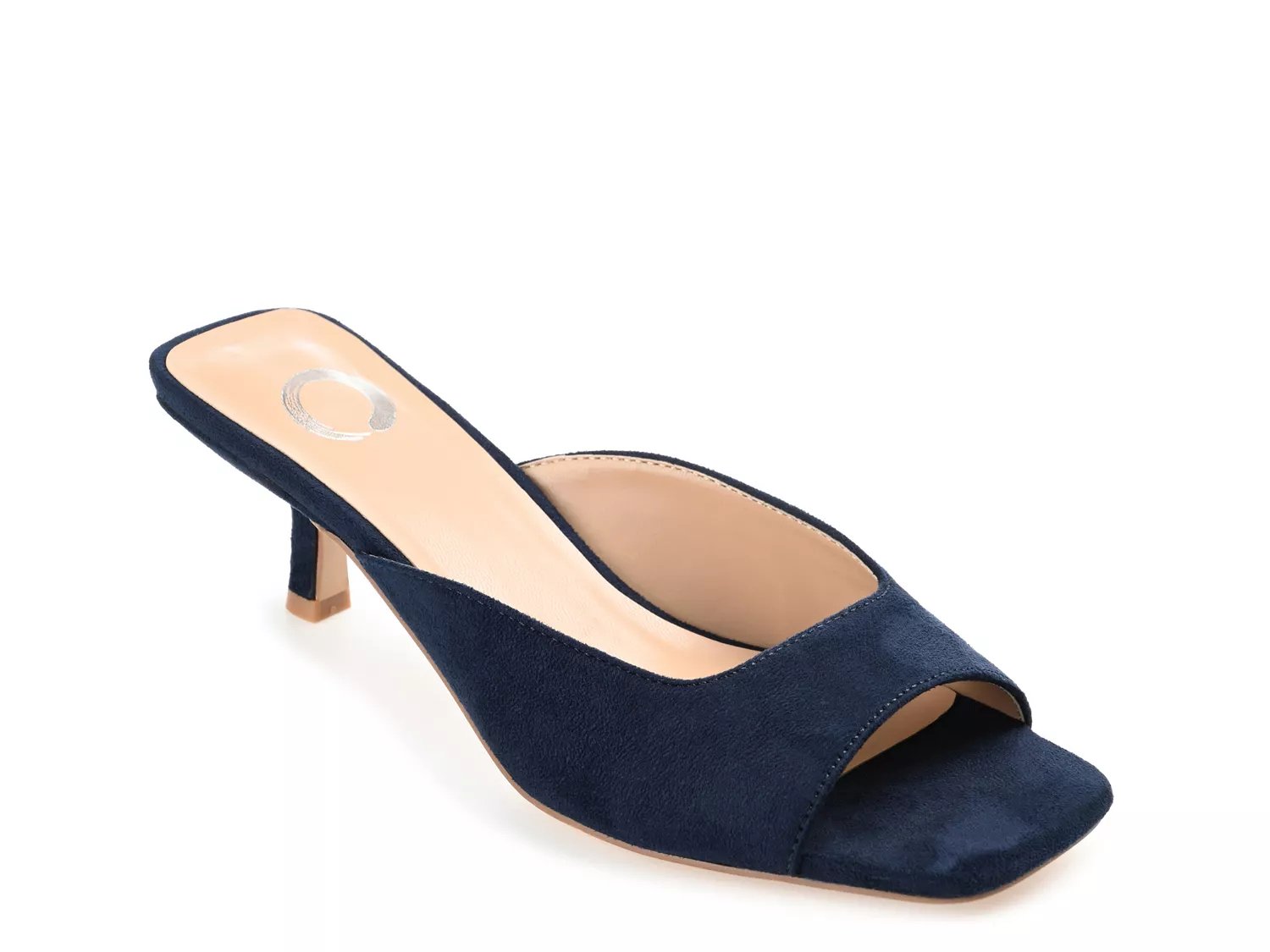 Journee Collection Wide Width Larna Sandal | Women's | Navy | Size 9.5 | Sandals | Kitten