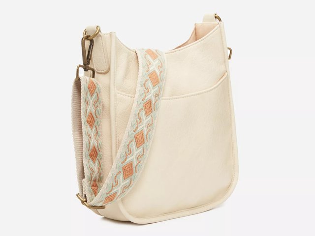 Crown Vintage Geometric Guitar Strap Hobo Bag