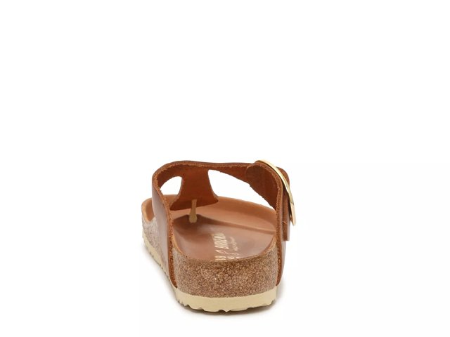 Birkenstock Sandals GIZEH BIG BUCKLE cognac brown leather regular NEW