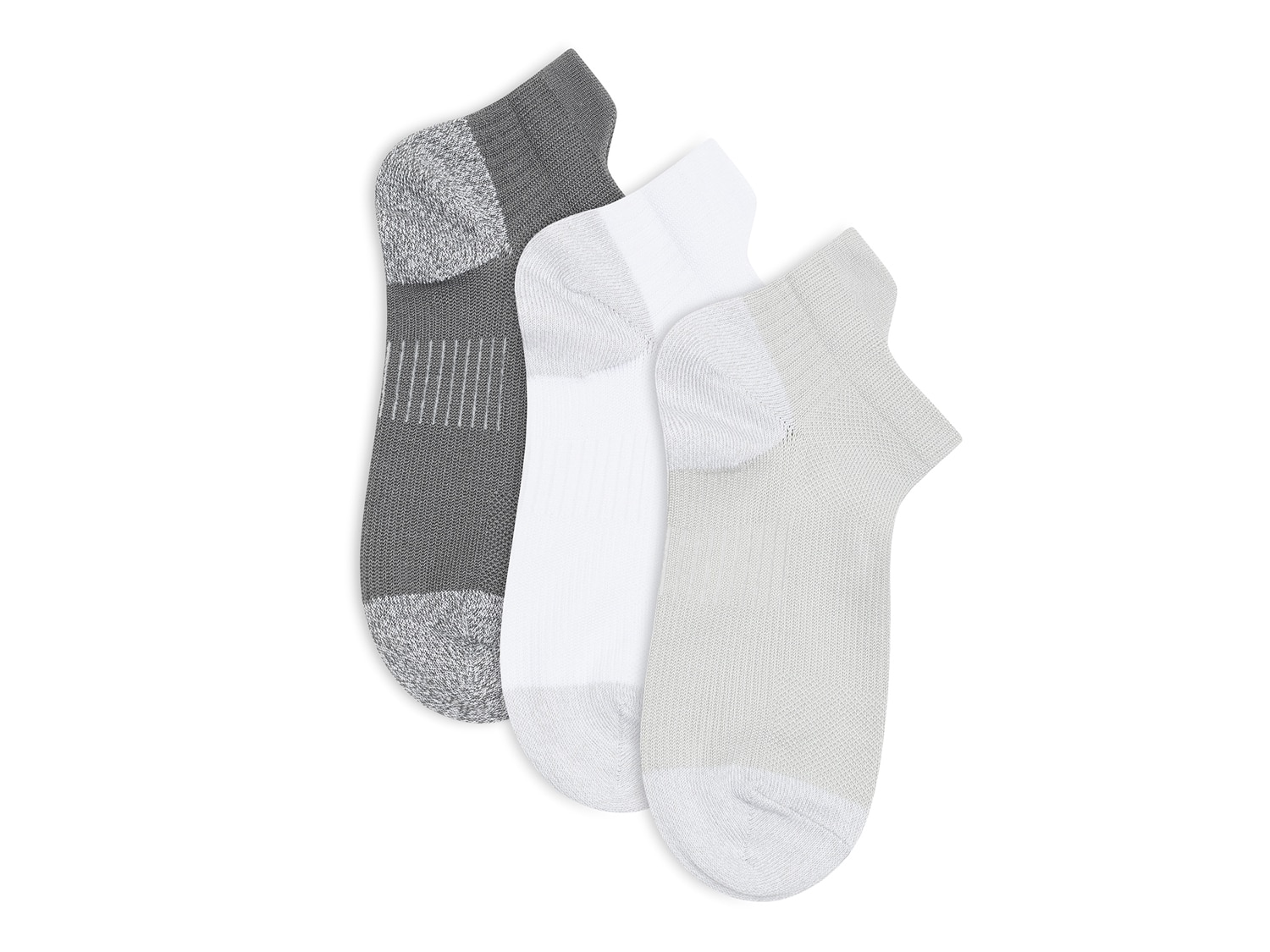 Powder Tab Women's No Show Socks - 3 Pack