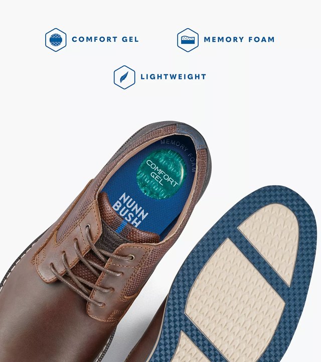 Nunn bush barklay plain toe chukka top