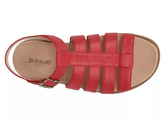 Dr scholl's clearance red sandals