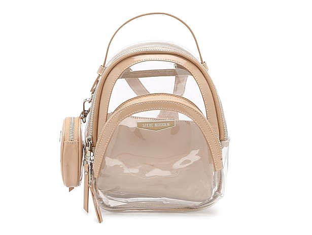 Steve Madden Bjenn Backpack | Women's | Clear/Beige | Size One Size | Handbags | Backpack