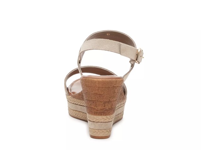 Coach and Four Leuca Wedge Sandal Made in Italy Free Shipping