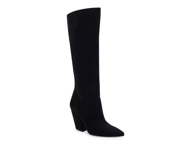 Dsw black suede boots discount
