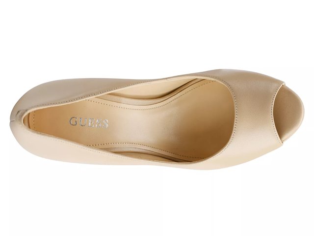 Guess peep toe pumps sales