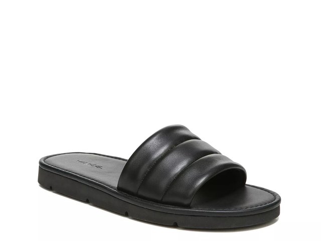Dsw shop black slides