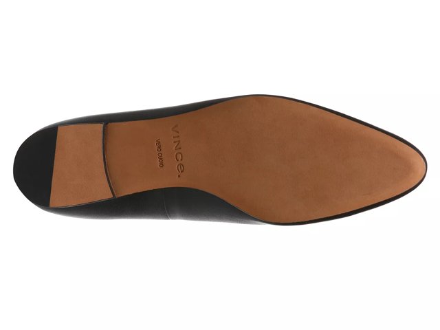 vince behati leather flat